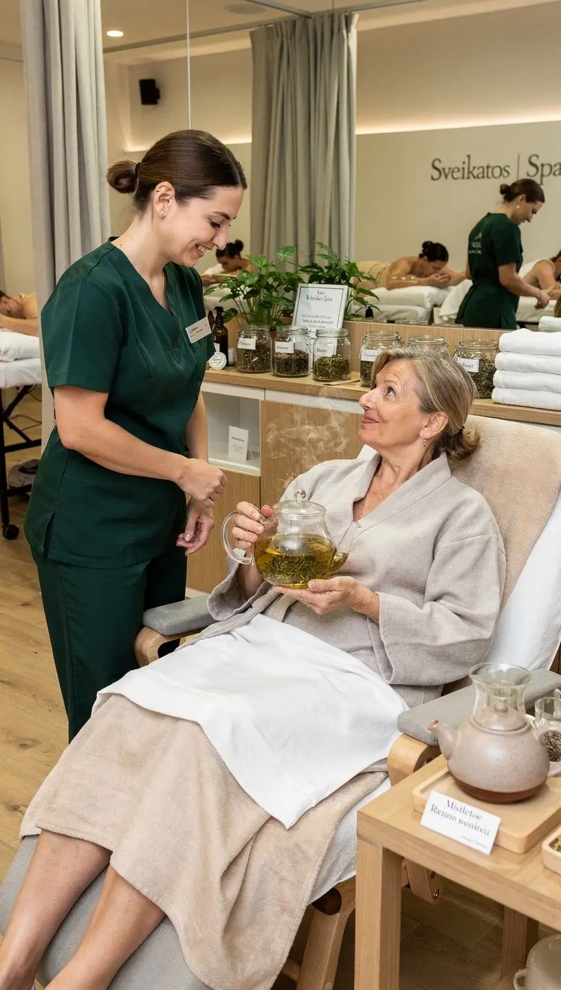 Aukštas kraujo spaudimas gydomas tradiciniu gėrimu, pagamintu iš mistletoe augalo.